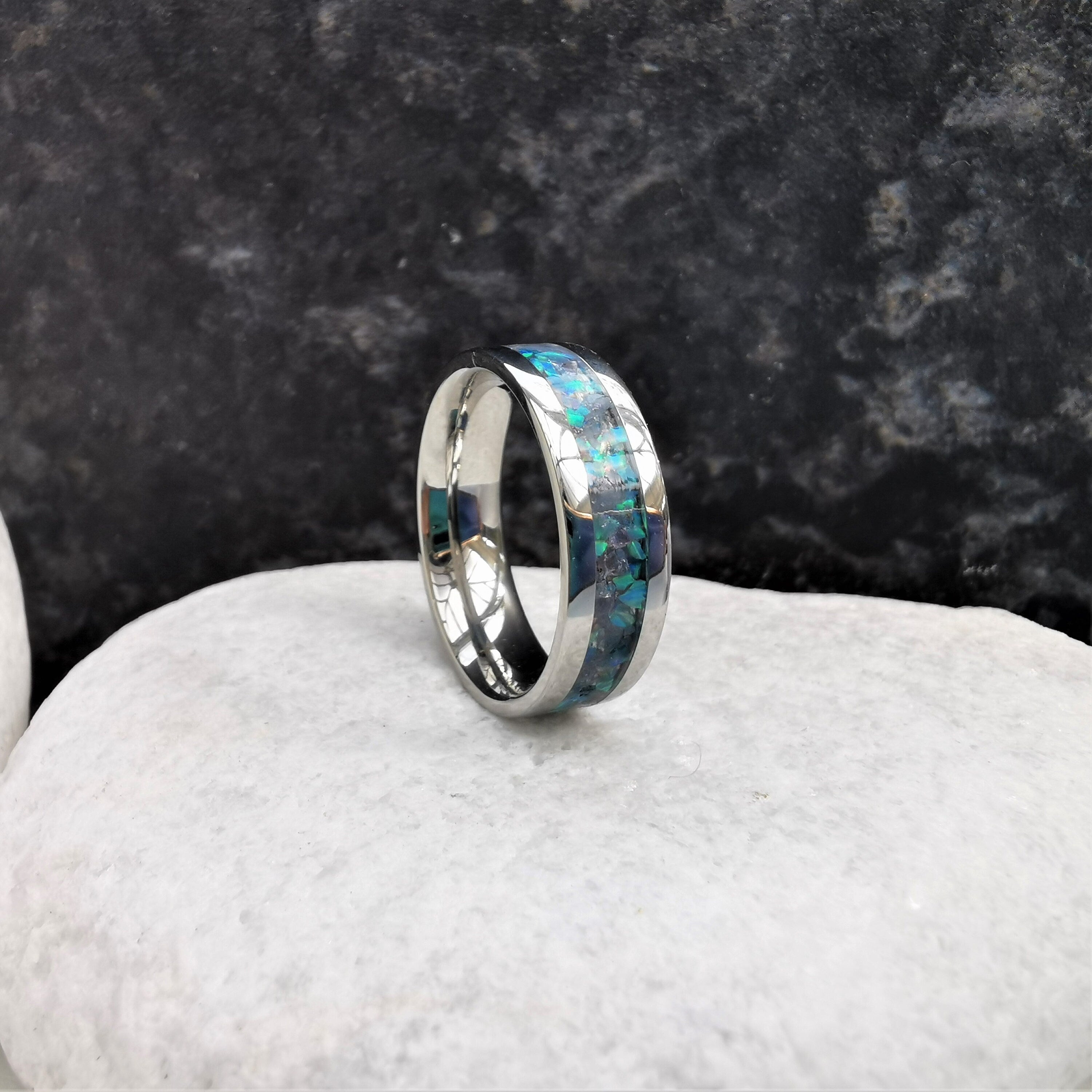 December birthstone ring left