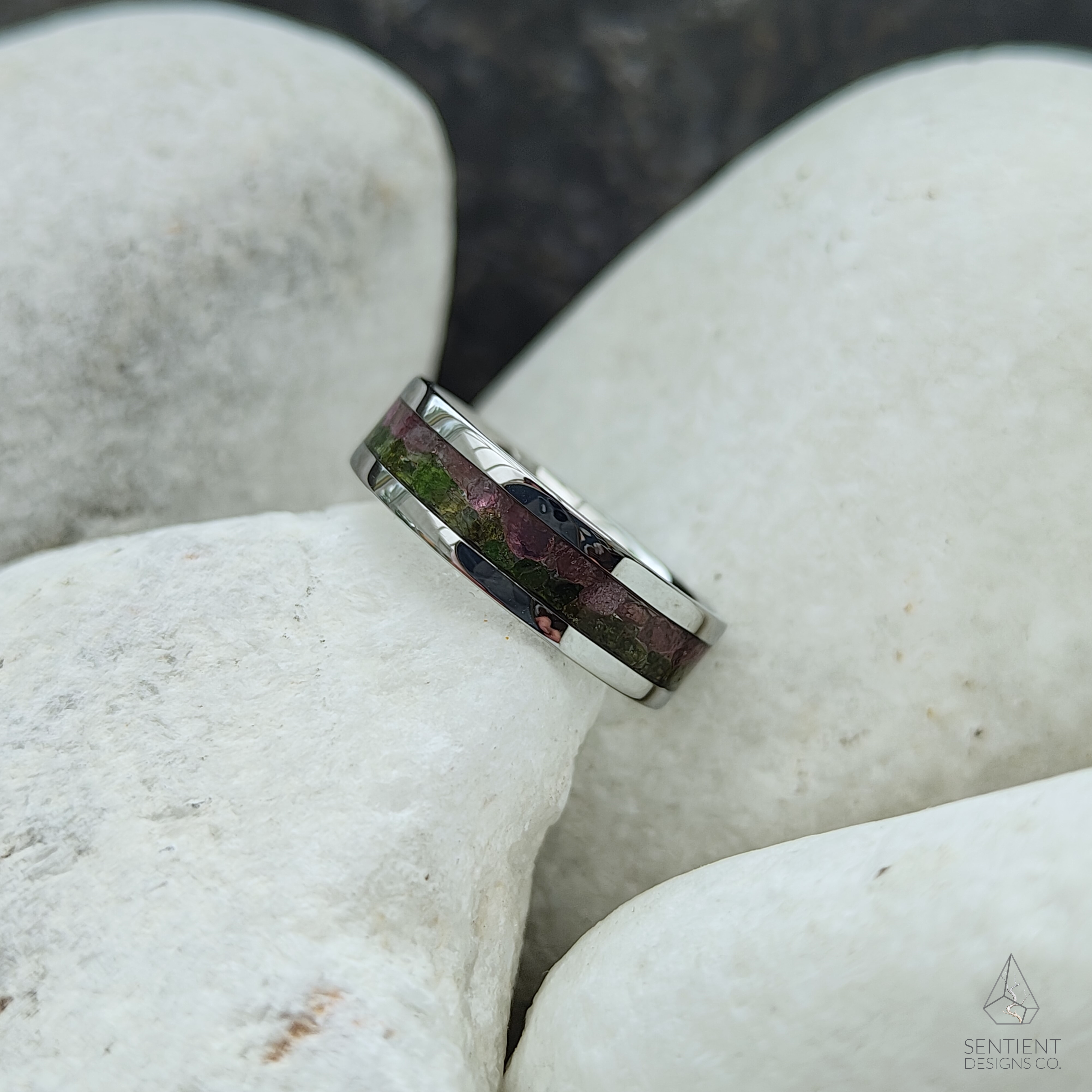 Watermelon Tourmaline Ring Styled