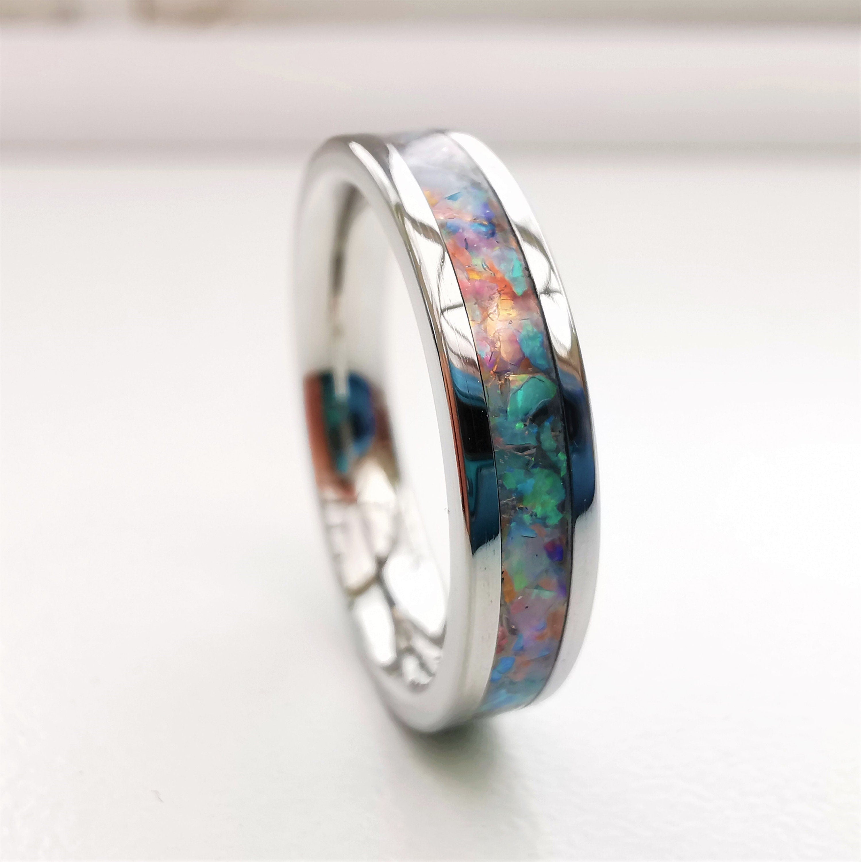 Pastel Opal Ring Close