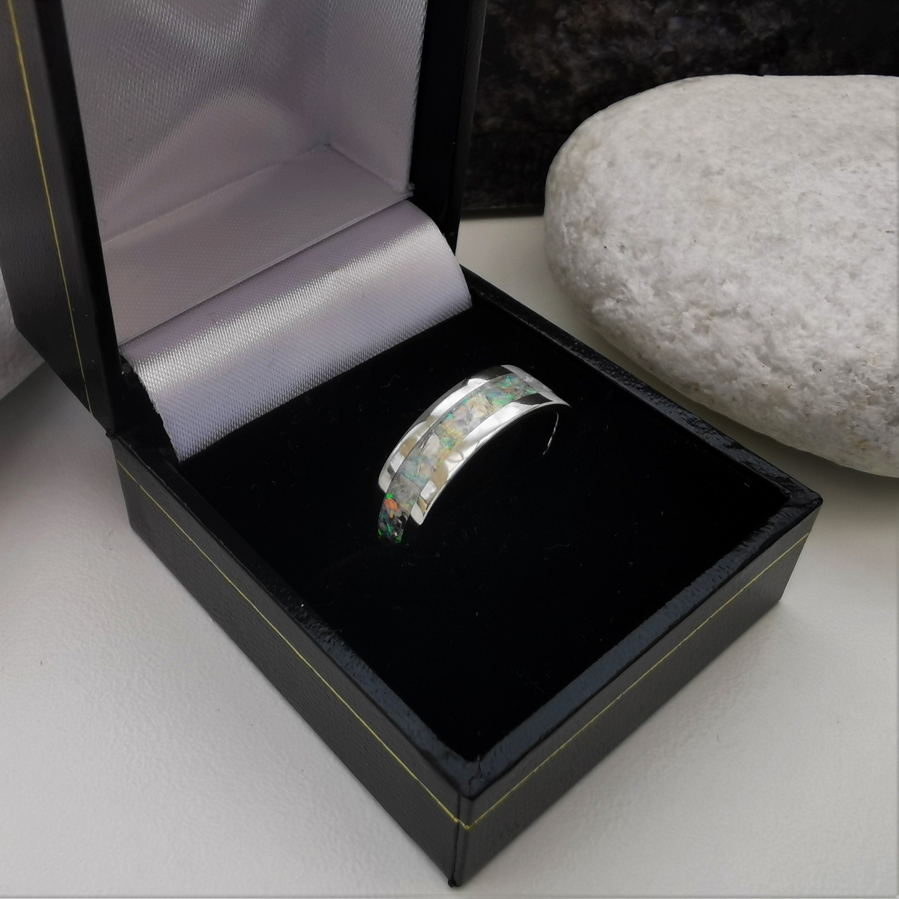 april birthstone ring boxed