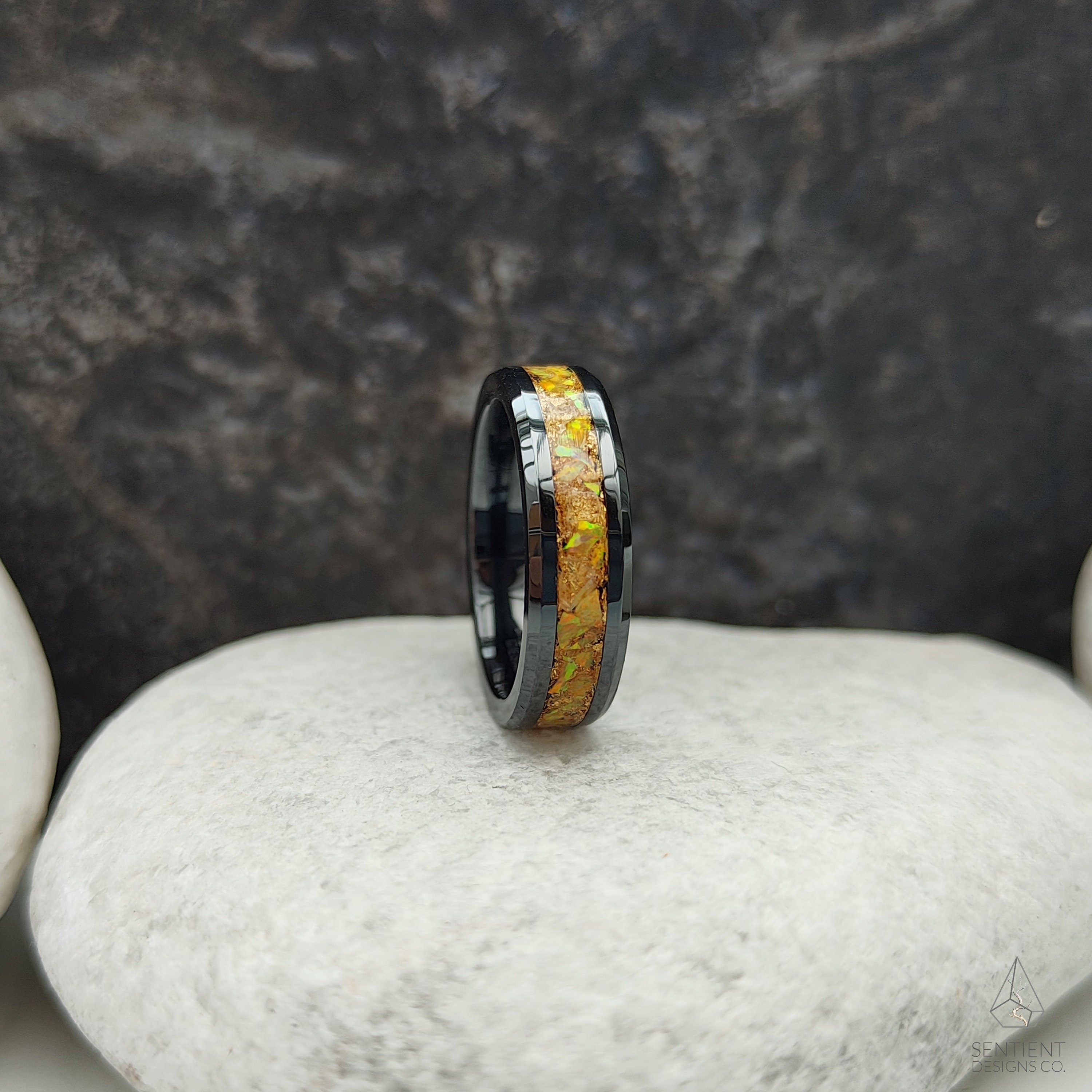 Citrine November birthstone ring medium 