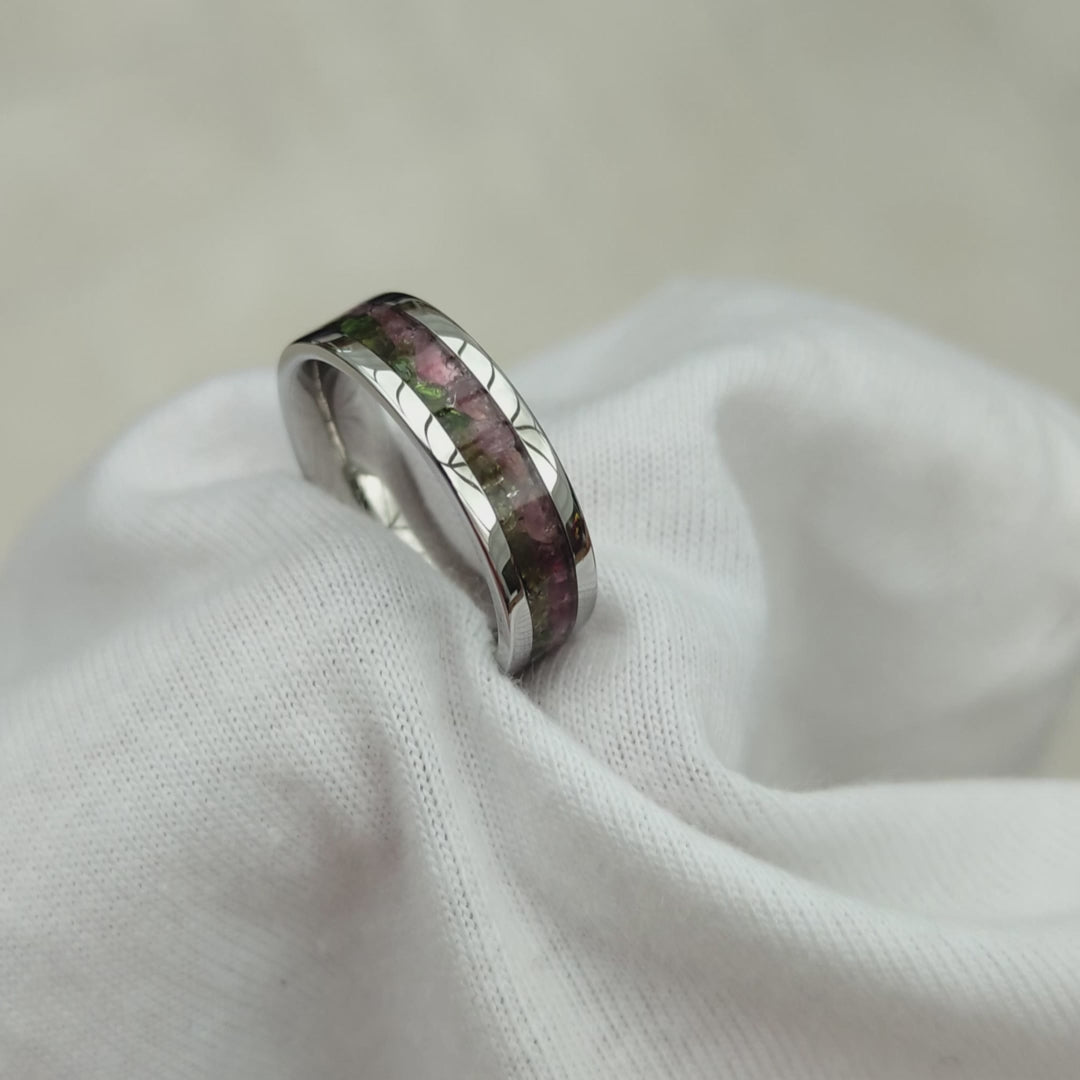 Watermelon Tourmaline Ring Video